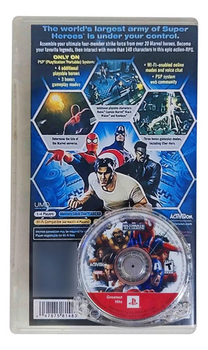Marvel Ultimate Alliance Psp Físico - Colección Usado Mb Est (Usado)