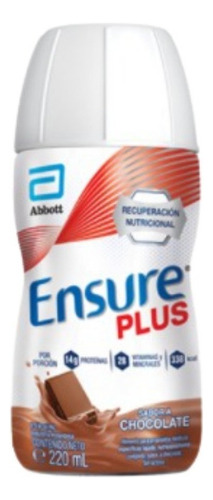 Suplemento Ensure Plus Bebible Chocolate 220 Ml