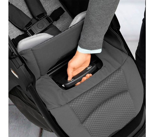 Chicco Carriola Bravo Travel System Papyrus, Color Gris