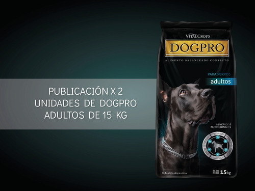 Imagen 2 de 9 de Alimento Balanceado Premium Dogpro X 30 Kg