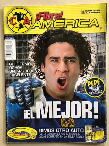 Memo Ochoa Revista El Mejor Club America