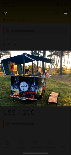 Imagen 2 de 6 de Food Truck / Trailer Para Gastronomía