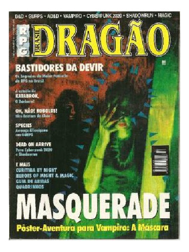 Revista Rpg Dragão Brasil #22 Vampire Masquerade Sem Pôster