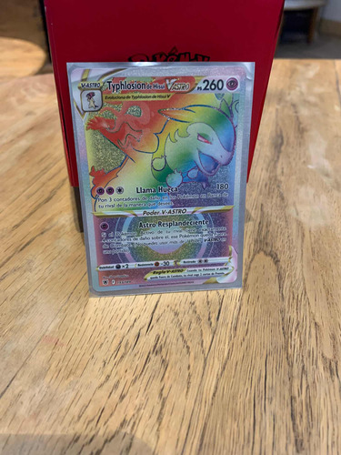 Carta Pokémon Typhlosion De Hisui Vastro Rainbow