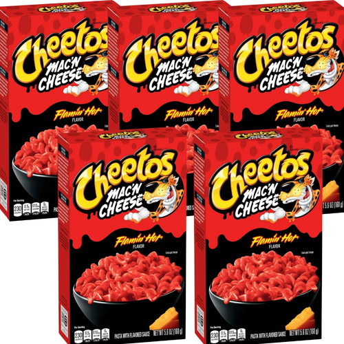 Cheetos Mac 'n Cheese Americano Sabor Flamin' Hot 5 Pack