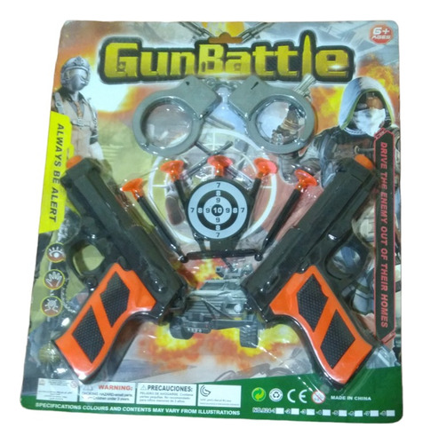 Juguete Rifle De Dardos Para Niños, Seguro Y Divertido Diana