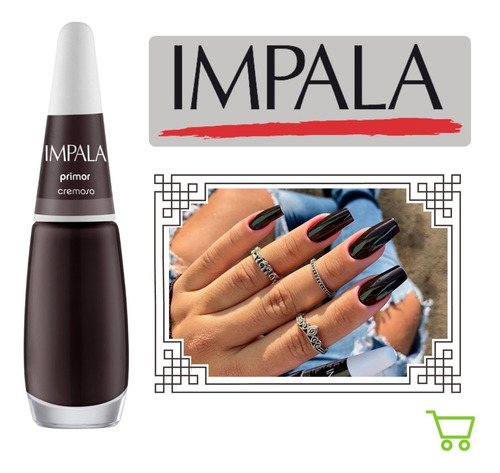 Esmalte de uñas cor Impala Roxo Cafe escuro Atacado de 7mL de 1 unidades color Roxo escuro