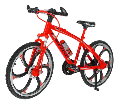 Mini Juguete De Ciclismo Con Los Dedos – Modelo De Bicicleta En Miniatura De Aleación Y Goma, Anti-estrés Y Portátil, Regalo Original Para Niños Y Adultos