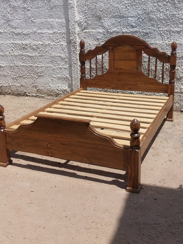 Cama De 2 Plaza De Madera