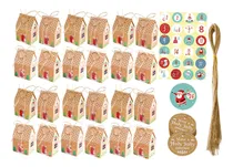 Comprar Bolsas De Papel Kraft Navideñas Cajas Cajas De Regalo Jolly