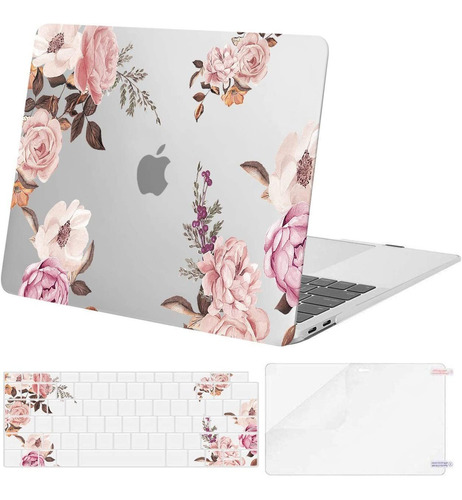 Funda Para Macbook Air 13  (a2337 M1 A2179 A1932) Floral