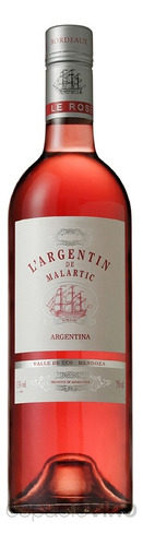 Vino L Argentin De Malartic Rosado X6 Un. De Diamandes