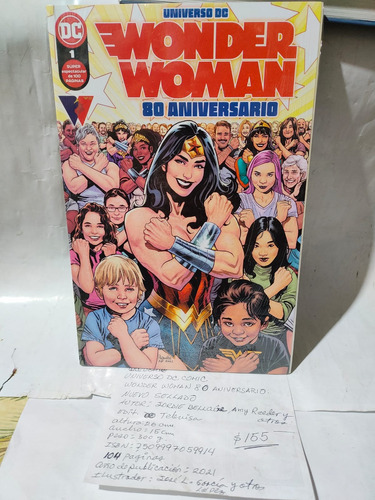 Comic Universo Dc Wonder Woman 80 Aniversario Sellado