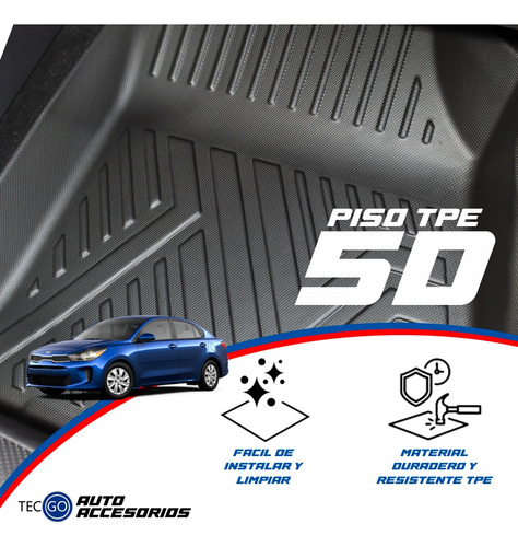 Protector Cubre Piso 5d Tpe Kia Rio 2018-2023