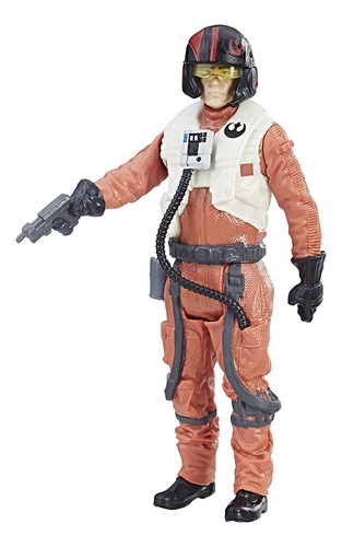 Figura De Acción Star Wars Poe Dameron Resistance Pilot 9,5