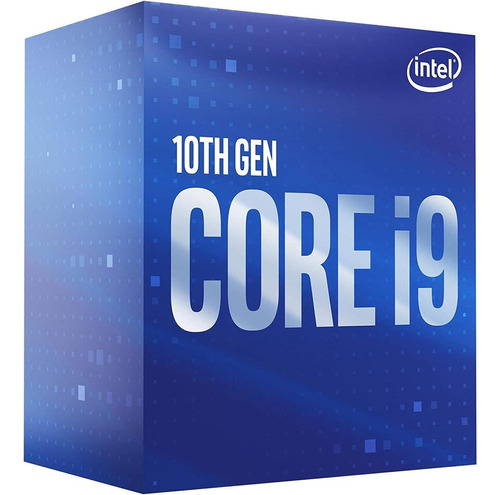 Procesador gamer Intel Core i9-10900 BX8070110900  de 10 núcleos y  5.2GHz de frecuencia con gráfica integrada