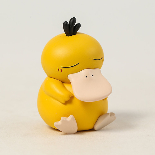 Bonita Figura De Acción De Pokémon Cute Psyduck Sleeping Ver