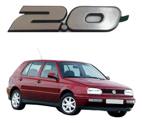 Emblema Traseiro 2.0 Do Golf 95/98 Novo E Original Vw 