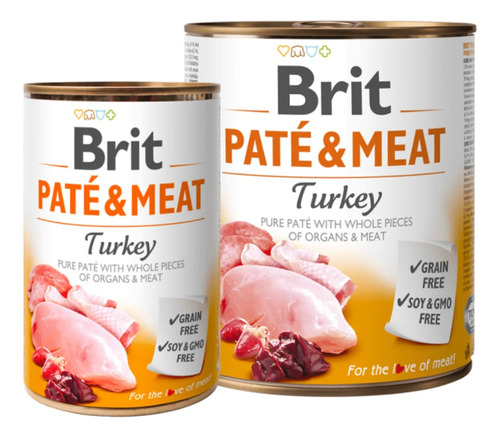 Brit Pate &amp; Meat Turkey 400 Gr