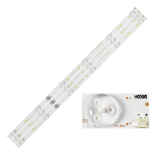 1 Kit Leds Speler Sp-led32 (3tiras 6leds) - Aluminio, Nuevo