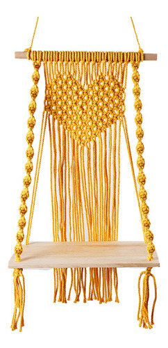 Estante Flotante Para Colgar En La Pared De Macramé,