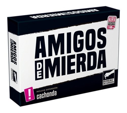 Imagen 1 de 3 de Juego de cartas Amigos de mierda Buró