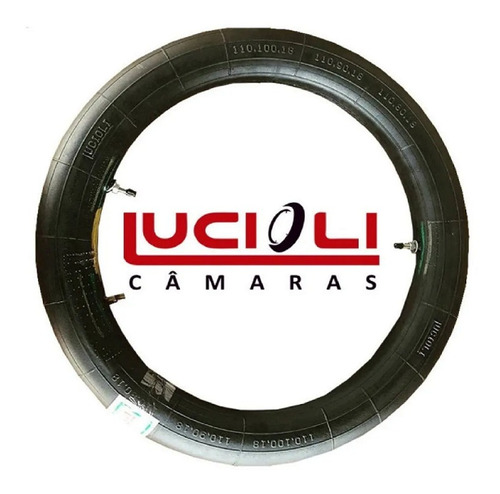 Câmara De Ar Moto 110/100-18 8mm 2 Travas Fixas Top