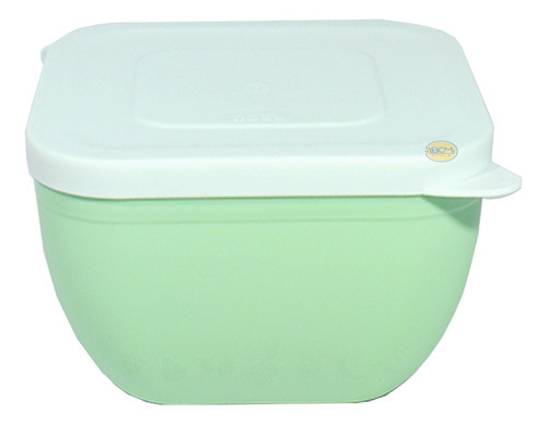 Pote Marmita Vasilha P Freezer Microondas 1l Verde