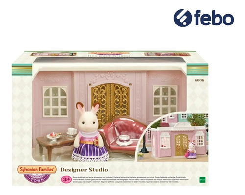Combo Sylvanian Families Estudio Diseño + Piano + Set De Pan