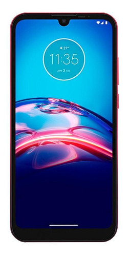 Celular Motorola Moto E6s Vermelho Magenta 64gb Cam 13mp 2mp