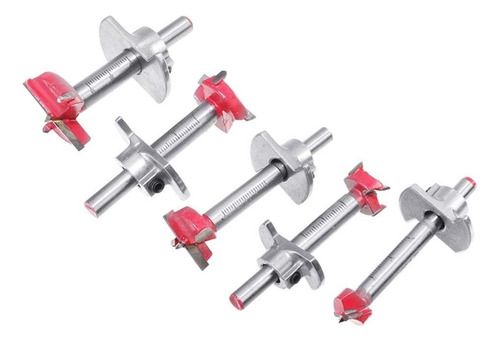 Fresas Brocas De Rauter Avellanador Hinged Bits 15-35mm 5 Pz