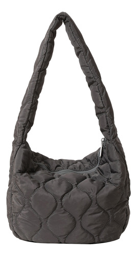 Bolso De Hombro Acolchado Ligero Para Mujer, Estilo Hobo Aco