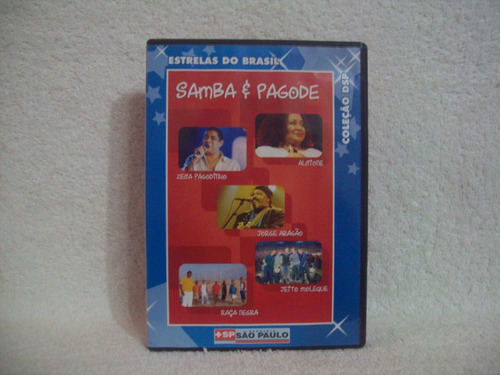 Dvd Samba & Pagode- Estrelas Do Brasil- Raça Negra, Alcione