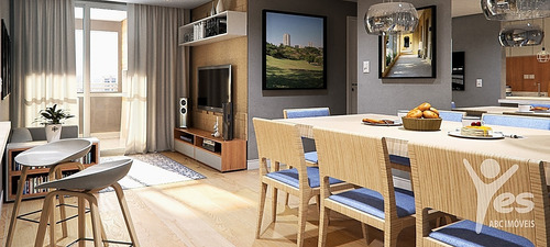 Imagem 5 de 13 de Ref.: 2084 - Apartamento 2 Quartos, Terraço Gourmet, 1 Vaga, Parque Jaçatuba, Santo André - 2084