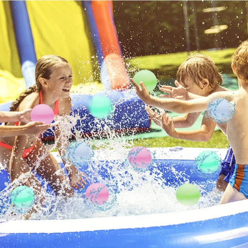 Globos De Agua Reutilizables De Silicona, Bomba De Agua, Jug