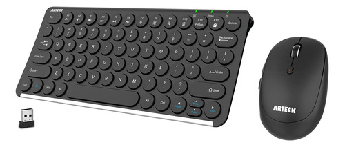 Teclado Y Mouse Arteck 2.4g Ultra Compacto