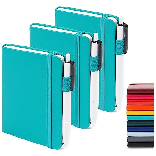 Feela 3 Pack Pocket Cuadernos De Cuadernos Con 3 Pens B4swk