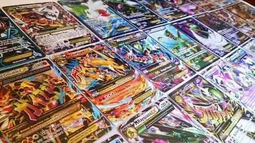 Lote Pokémon - 100 Cartinhas - Gx, V, Vmax Grátis - Original