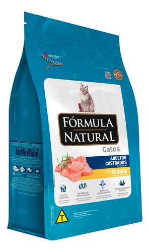 Ração Fórm Natural Super Premium Gatos Castrados Frango 7kg