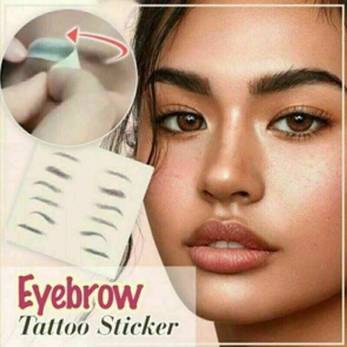 Waterproof Natural False Eyebrows Makeup Sticker