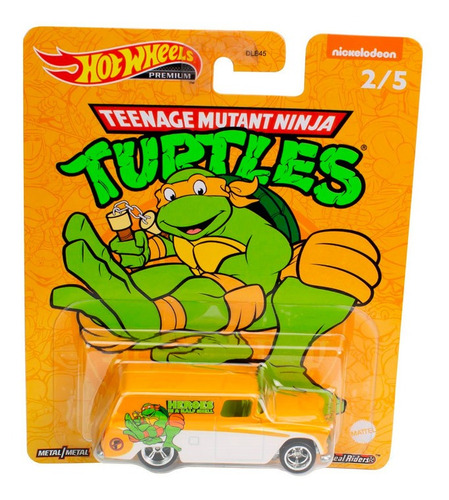 Imagem 3 de 6 de Set 5 Miniaturas Hot Wheels Premium - Tartarugas Ninjas