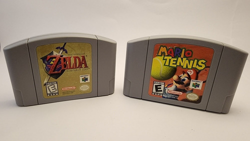 Mario Tennis Nintendo 64 + Zelda Ocarina Of Time 