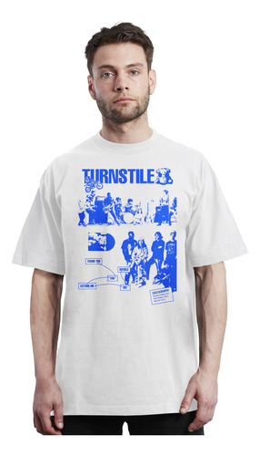 Turnstile - Blue Poster - Polera