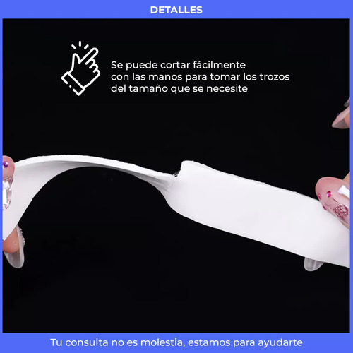 Cinta Doble Faz 3mts. Blanca 18mm Madera Vidrio Pared