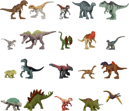   World Do  Mini Dinosaur Figures 20 Juguetes Pequeños...