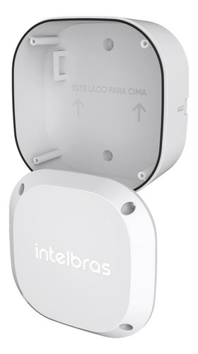 Caja de paso Cftv externa blanca 8 Intelbras Vbox 1100e