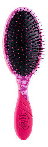 Escova De Cabelo Wet Brush Pro Detangler Sombra Floral Cor Vermelho Carmim