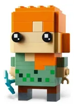Comprar Figura Armable 3d Set De Construccion Alex De Minecraft Bloques Armables Video Juegos 85 Piezas