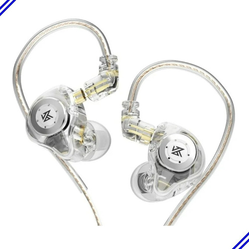 Fone De Ouvido Kz Edx Pro Dj Retorno Musicos In-ear