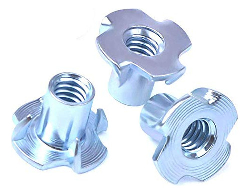 100pcs T Nuts 5/16 -18 X 5/16 Zinc Plated Steel T-nut ...